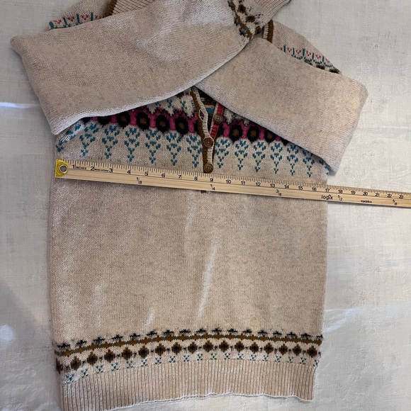 Sundance Women’s Sweater Beige With A Pattern Cotton Blend Size Small - Picture 3 of 6